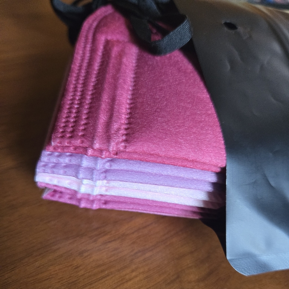 MaskC K95 adult masks, Purple, Pink, 10 pack. New